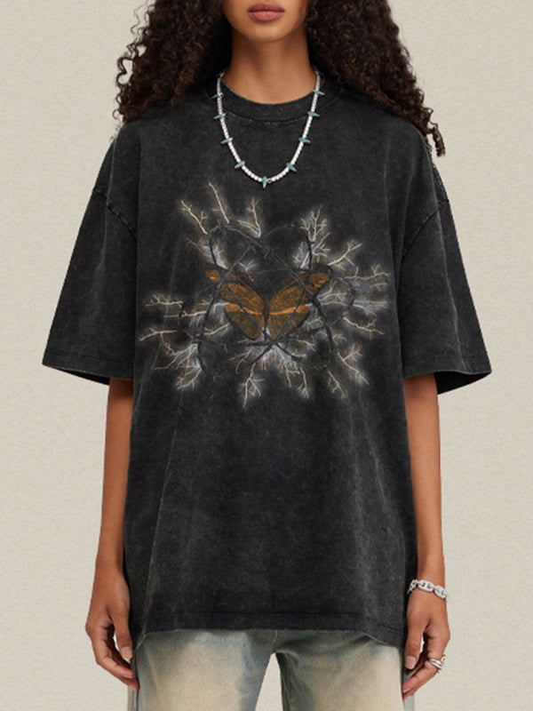 AlanBalen® - Thorns Butterfly Print Tee AlanBalen