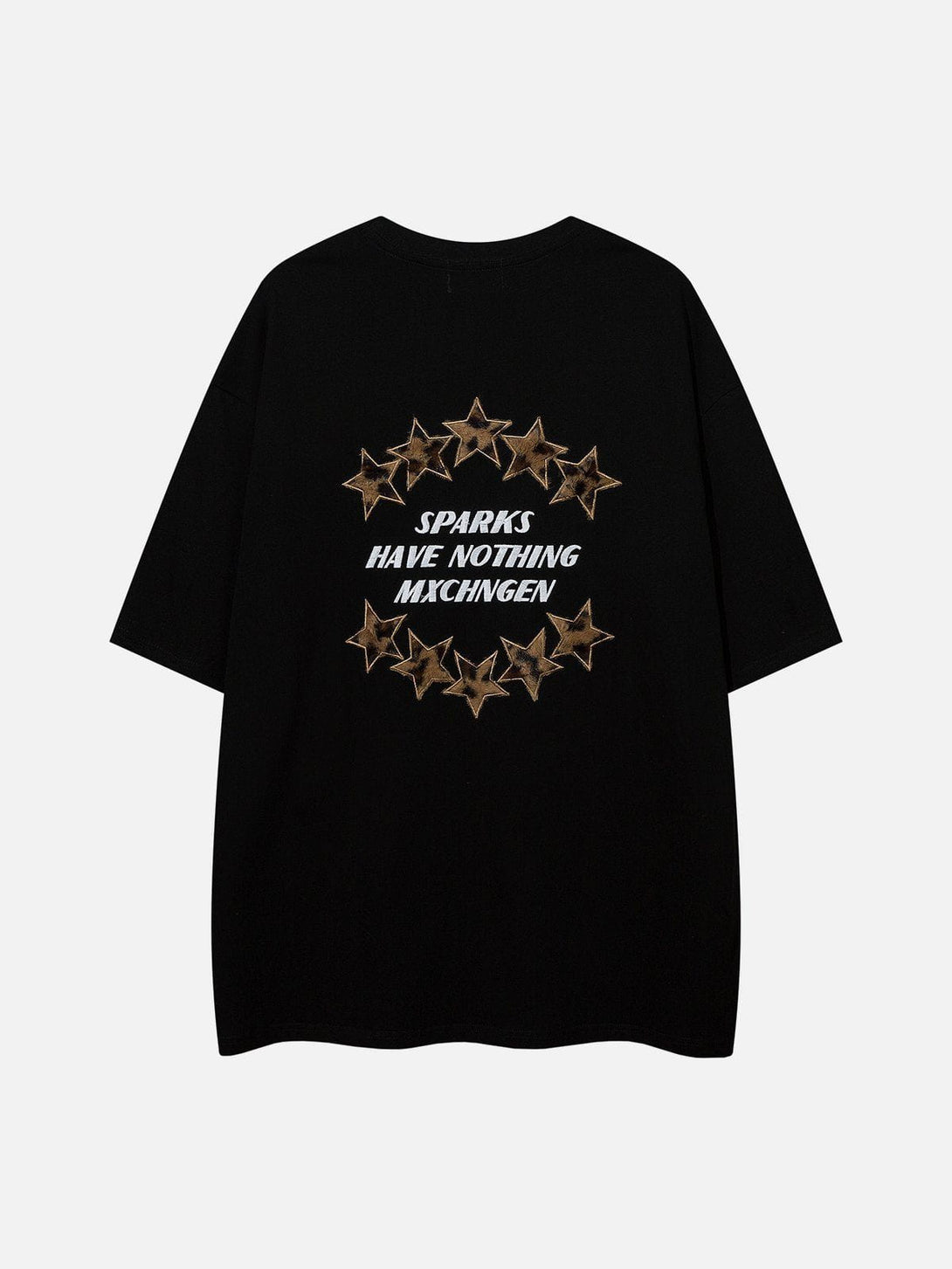 AlanBalen® - Three-dimensional Embroidery Star Print Tee AlanBalen