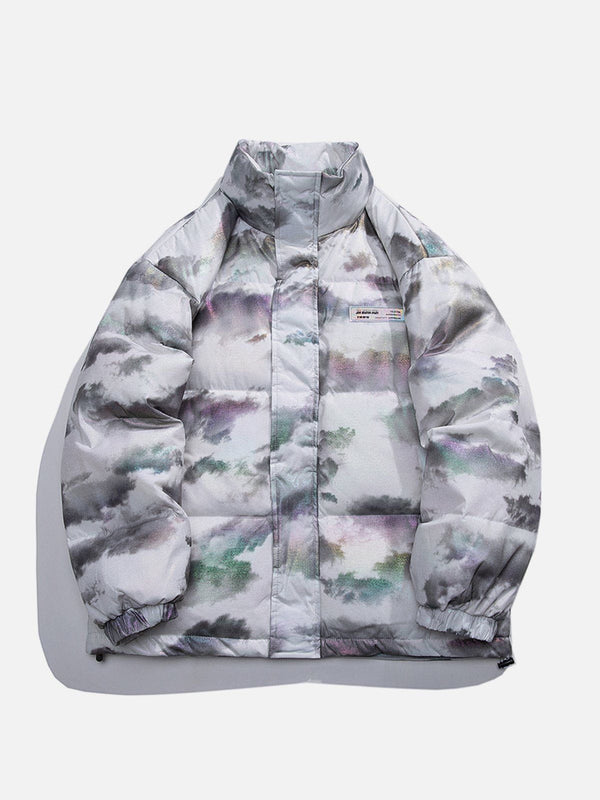 AlanBalen® - Tie Dye Camouflage Winter Coat AlanBalen