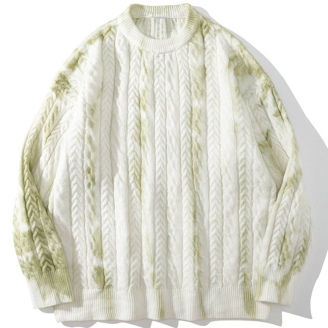 AlanBalen® - Tie Dye Knit Sweater AlanBalen