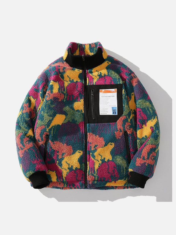 AlanBalen® - Tie dye "Wearable on both sides" Winter Coat AlanBalen