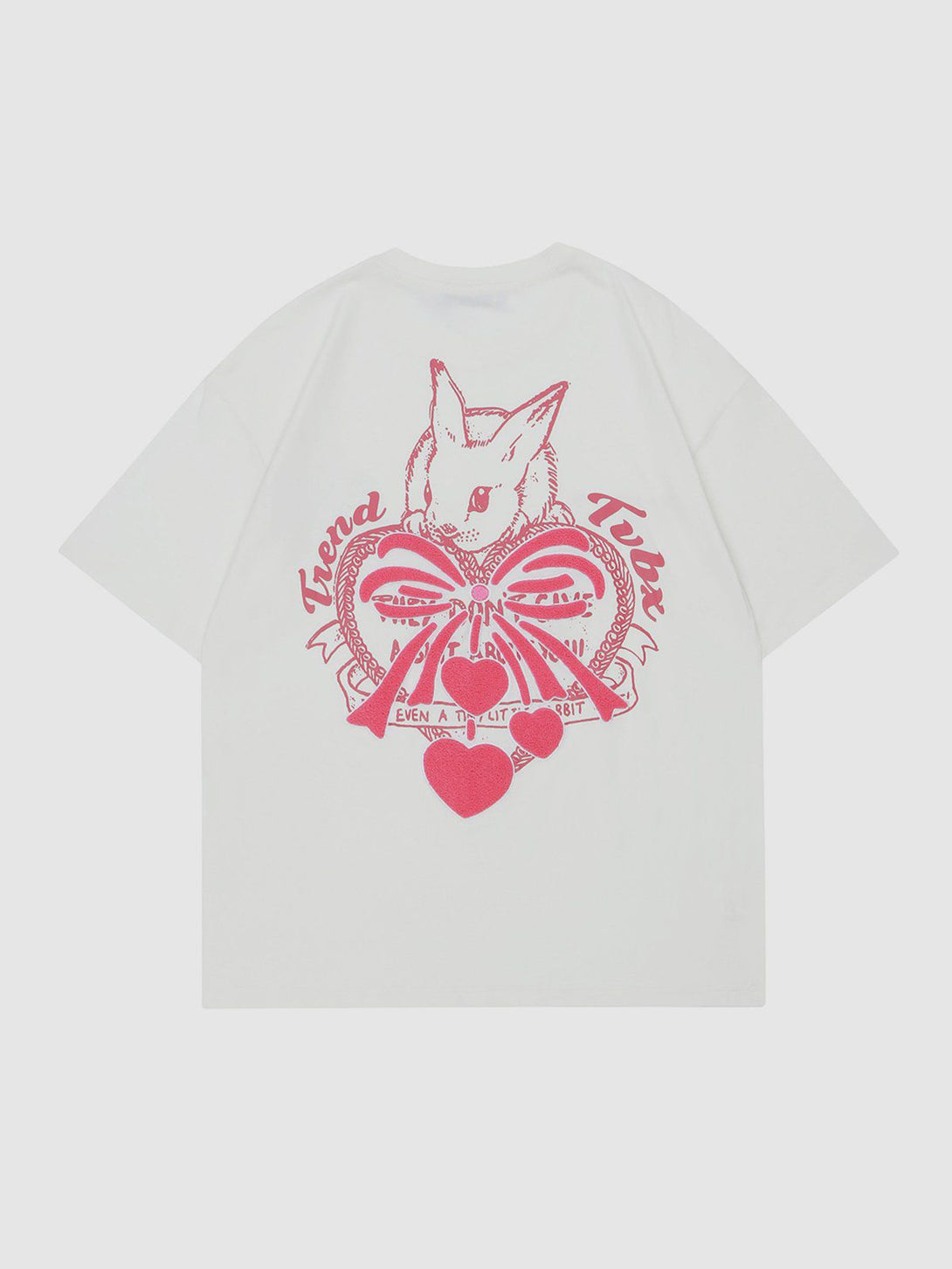 AlanBalen® - Towel Embroidery Heart-shaped Print Tee AlanBalen