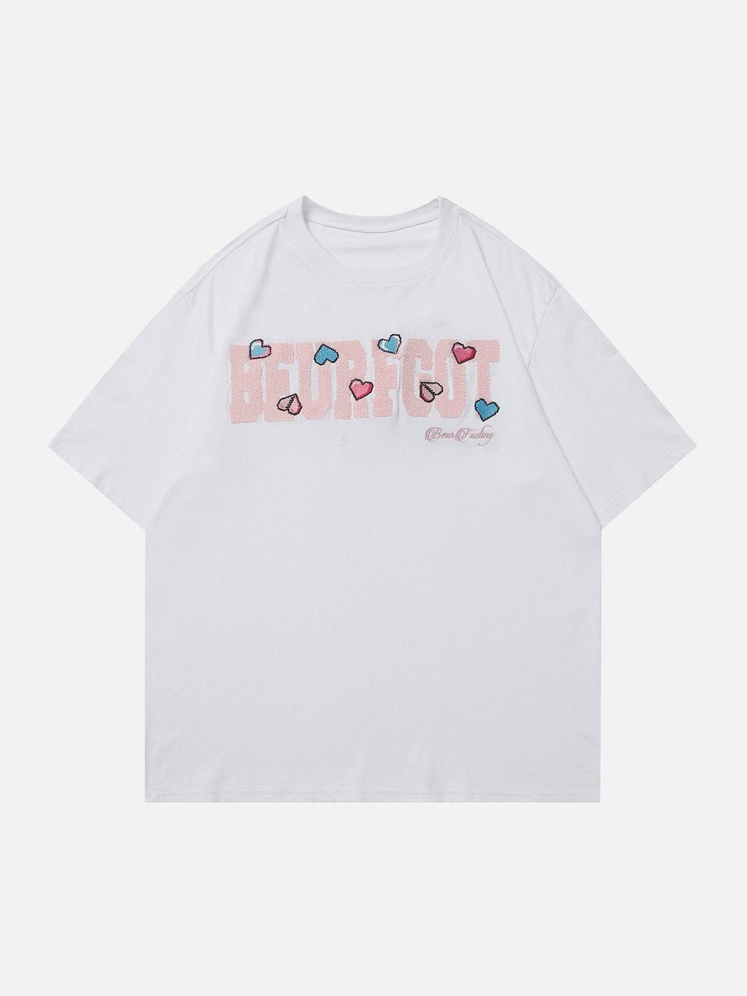 AlanBalen® - Towel Embroidery Letter Print Tee AlanBalen