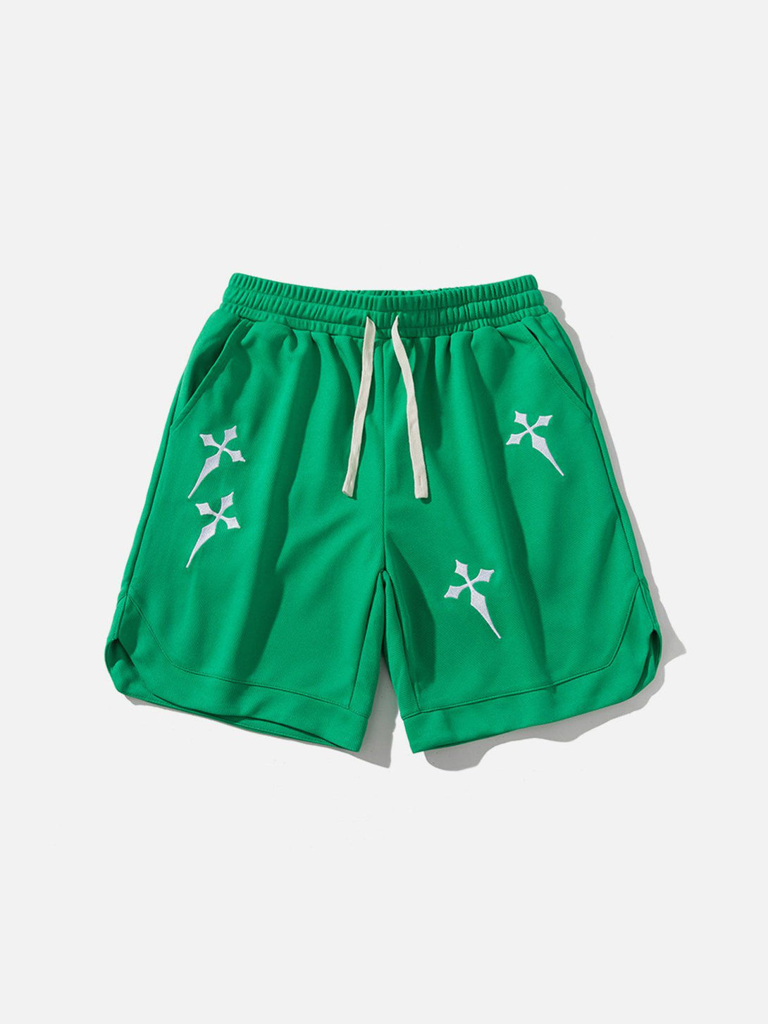 AlanBalen® - Towel Embroidery Sports Shorts AlanBalen