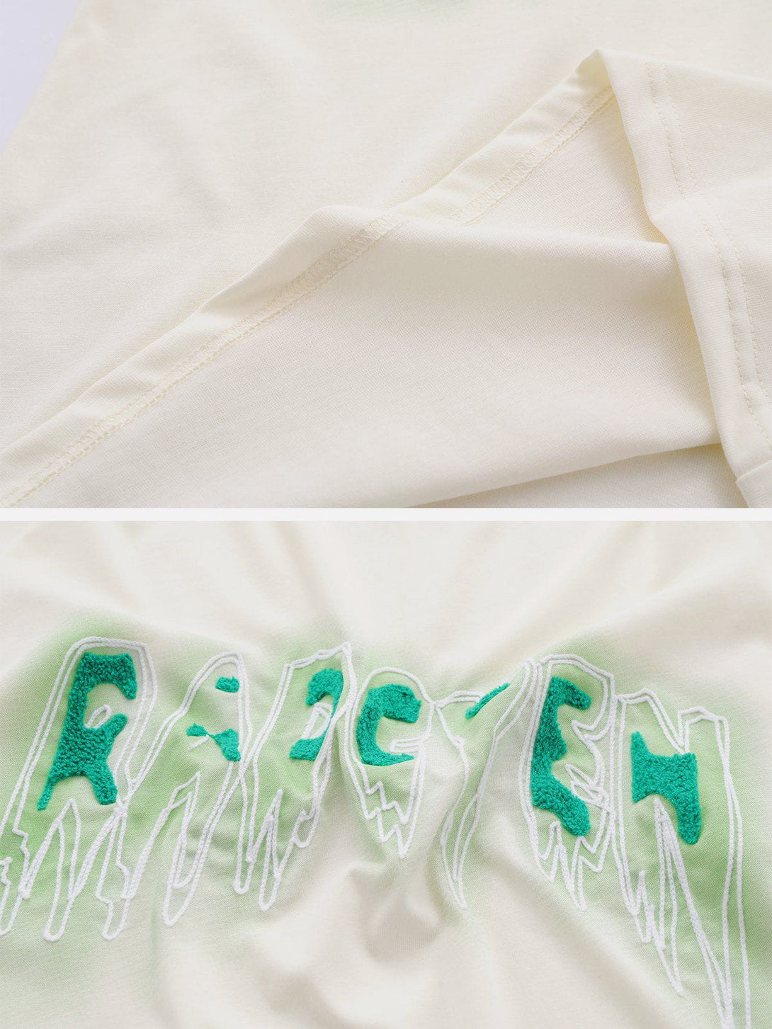 AlanBalen® - Towel embroidery Letter Tee AlanBalen