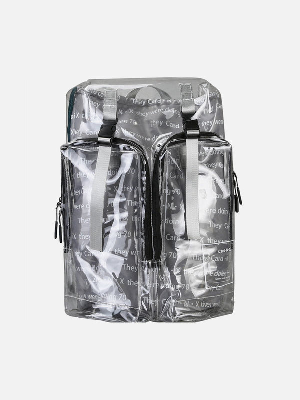 AlanBalen® - Transparent Reflective PVC Backpack AlanBalen