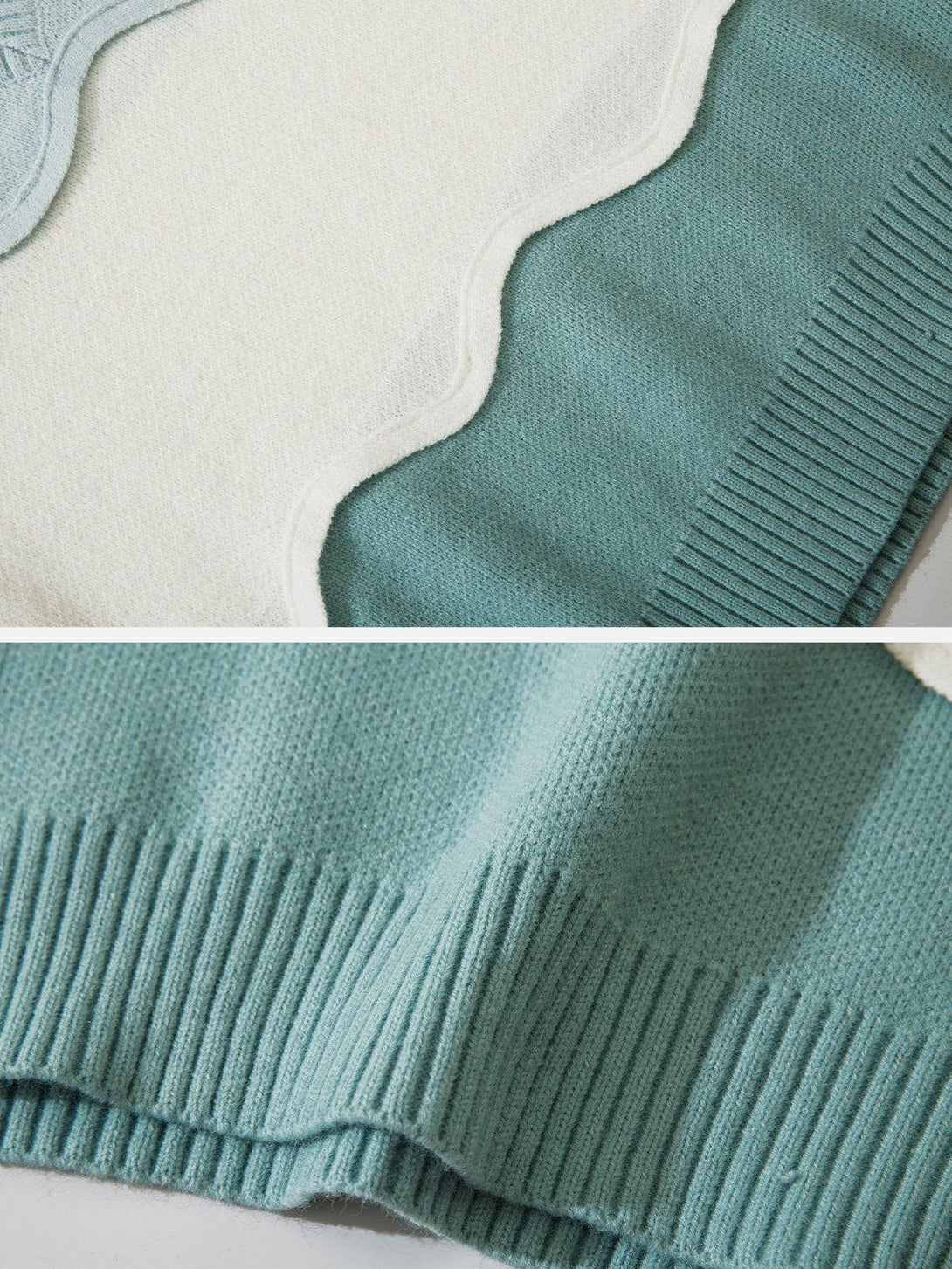 AlanBalen® - Tricolor Stitching Stripes Sweater Vest AlanBalen