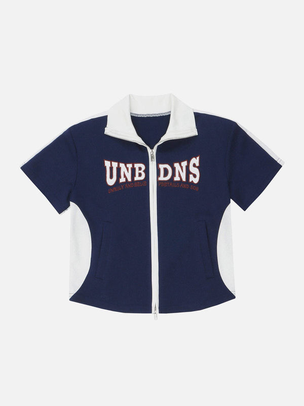 AlanBalen® - UNBDNS Letter Patchwork Tee AlanBalen