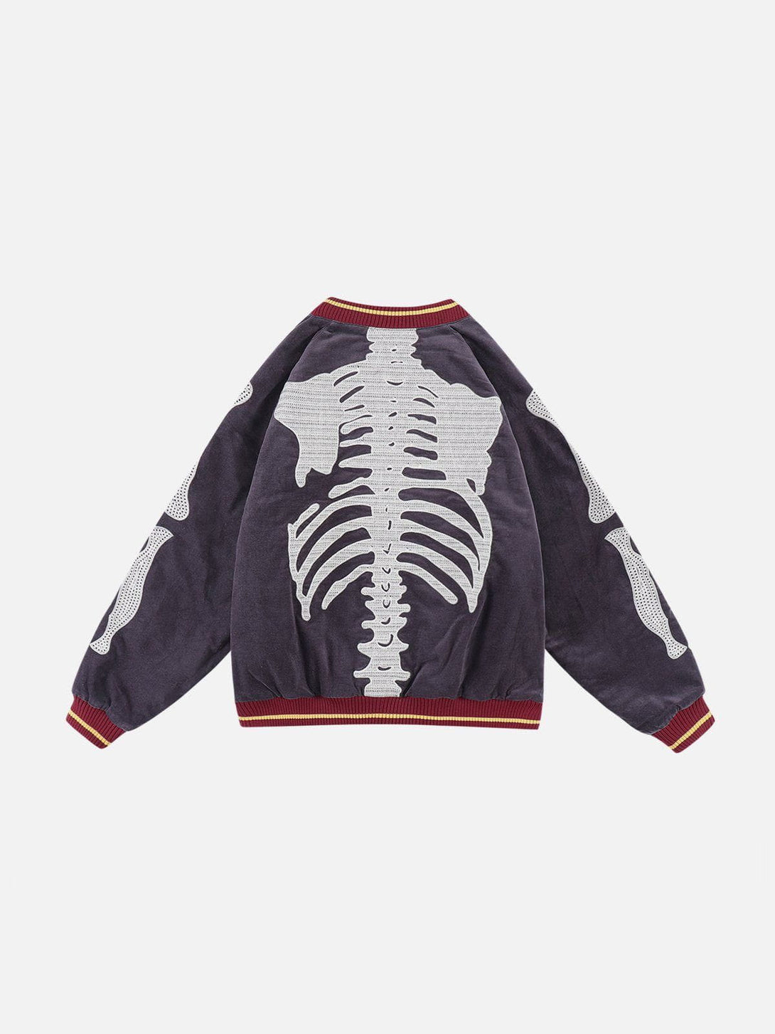 AlanBalen® - Velvet Skeleton Graphic Jacket AlanBalen