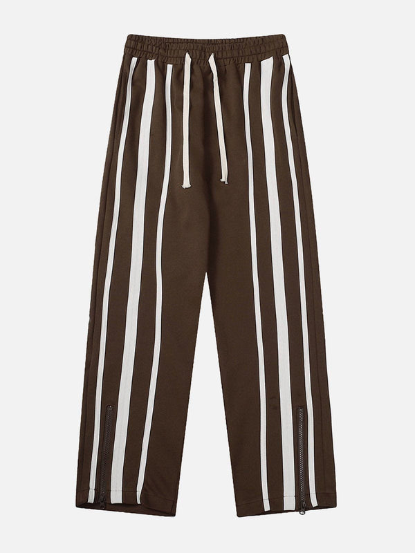 AlanBalen® - Vertical Stripe Drawstring Sweatpants AlanBalen