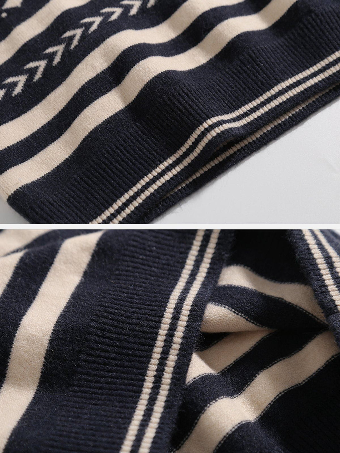 AlanBalen® - Vintage Clashing Embroidery Sweater Vest AlanBalen