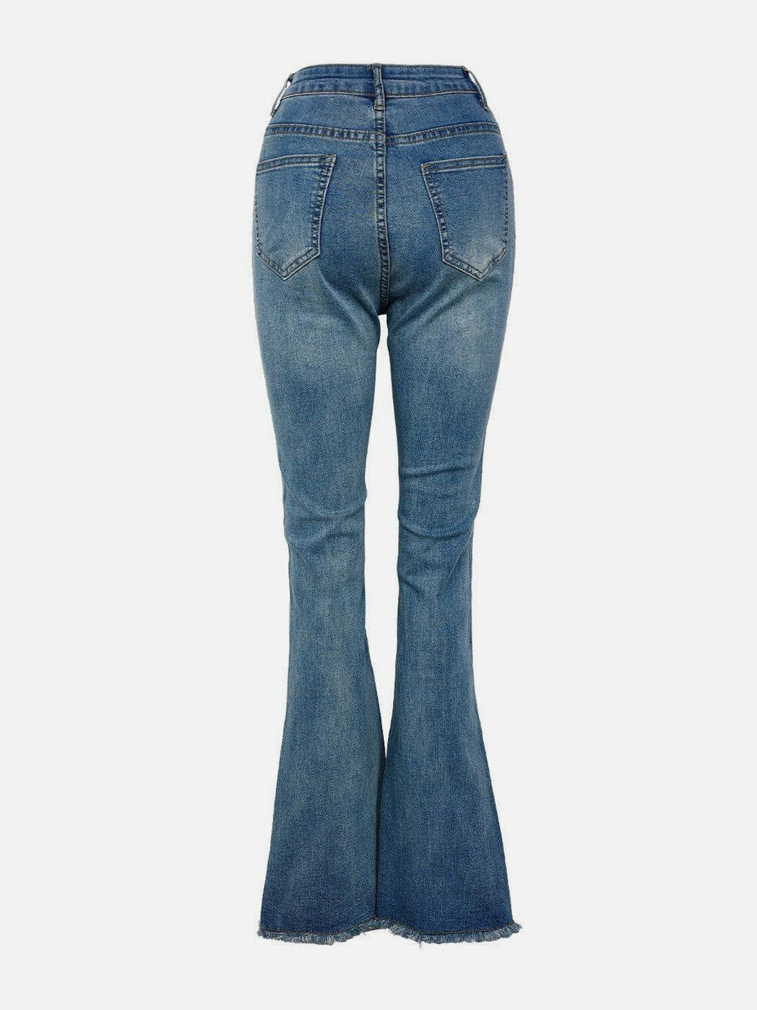 AlanBalen® - Vintage Frayed Flared Jeans AlanBalen