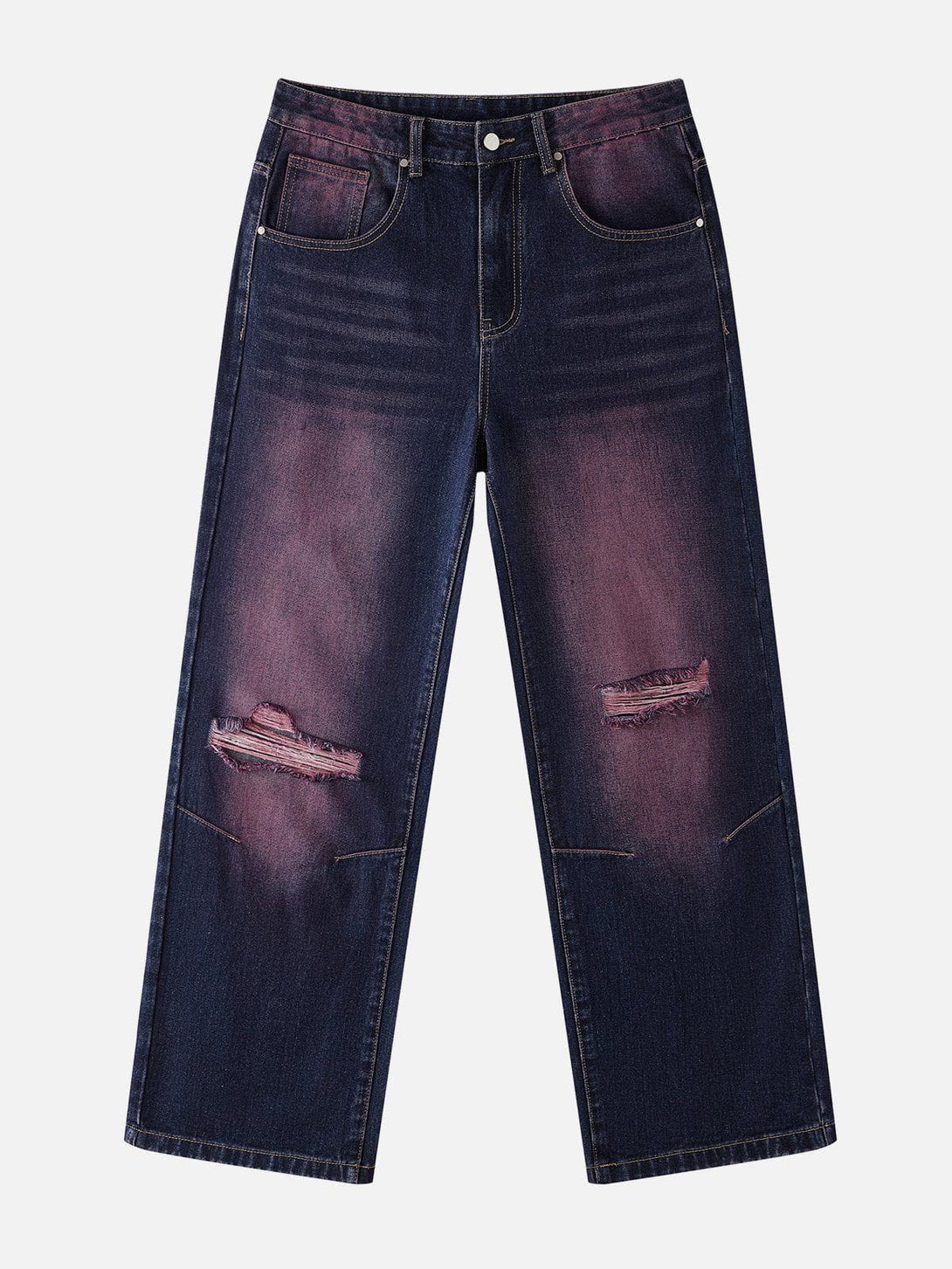 AlanBalen® - Vintage Hole Washed Jeans AlanBalen
