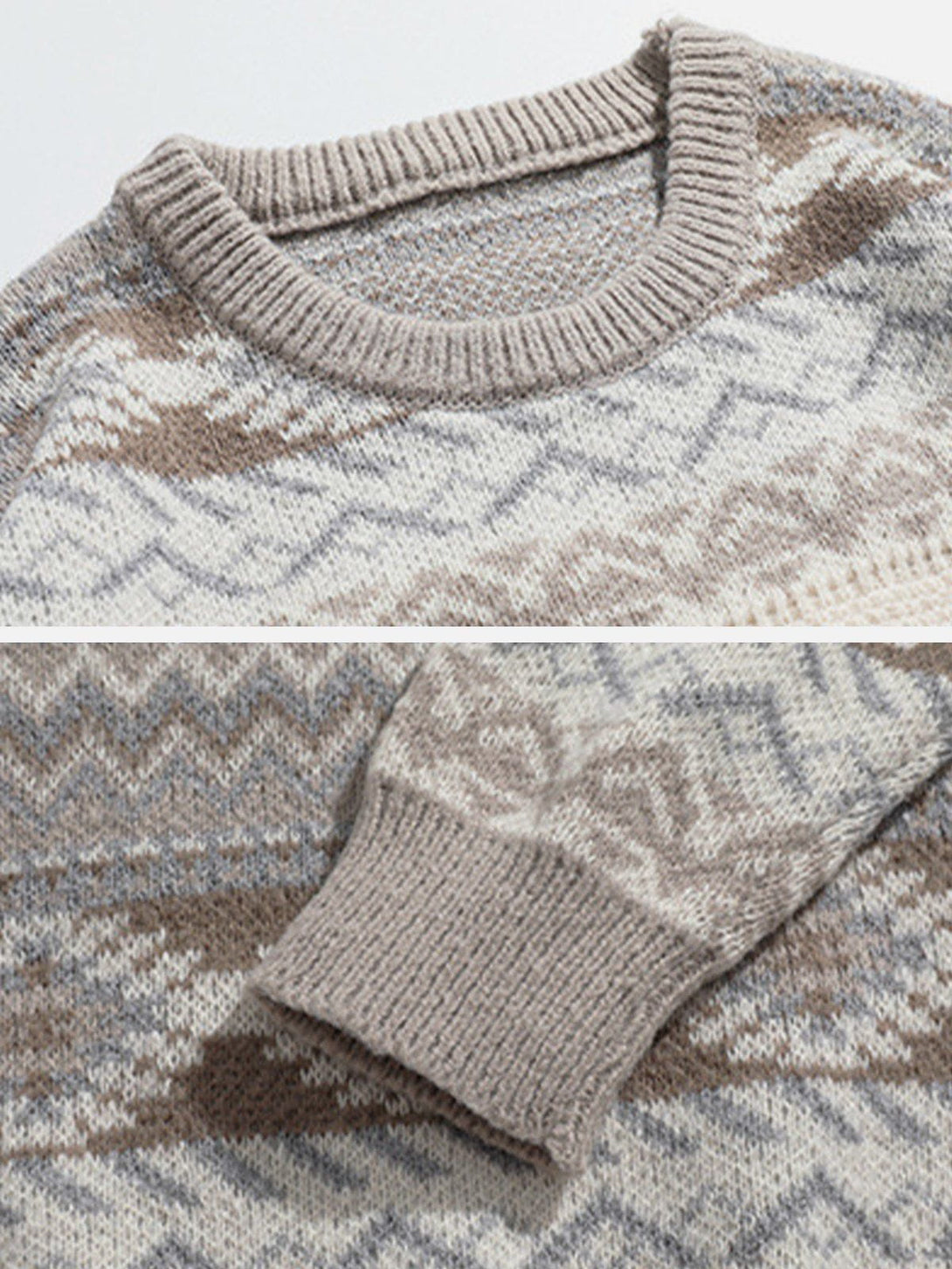 AlanBalen® - Vintage Jacquard Sweater AlanBalen