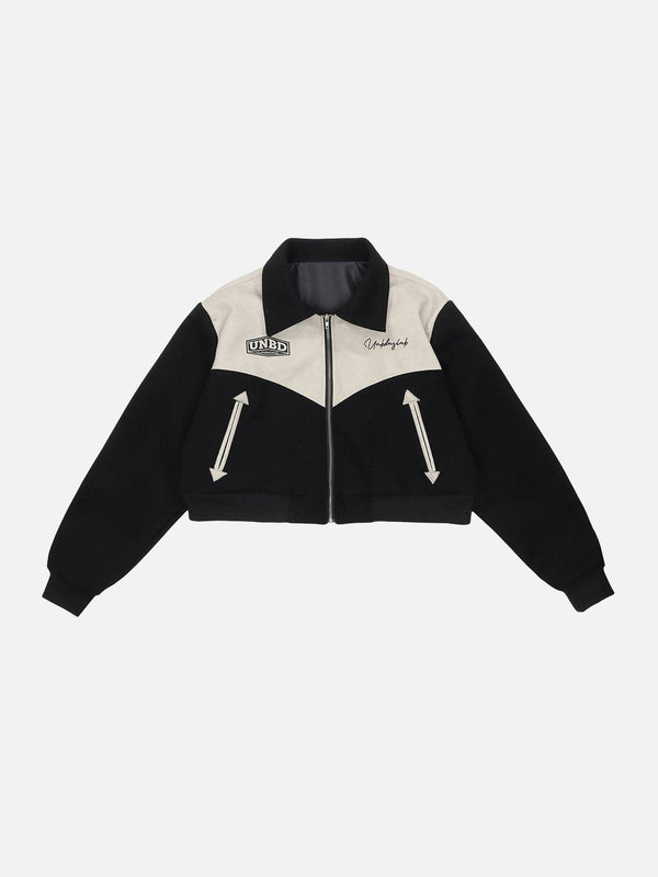 AlanBalen® - Vintage Patchwork Bomber jacket AlanBalen
