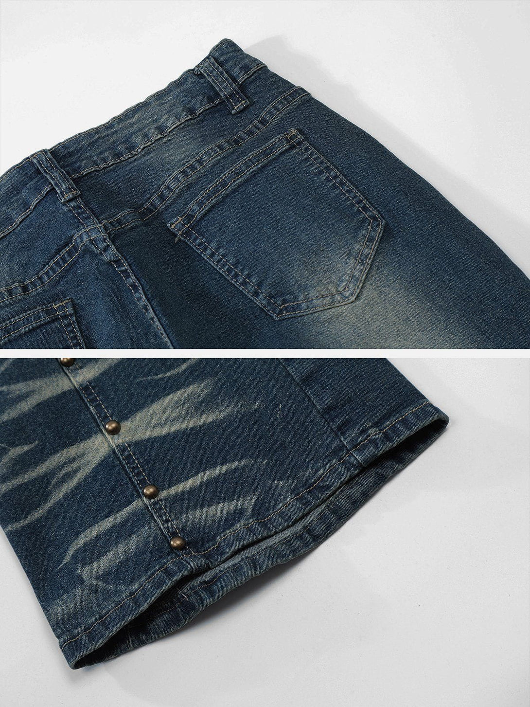 AlanBalen® - Vintage Rivets Jeans AlanBalen