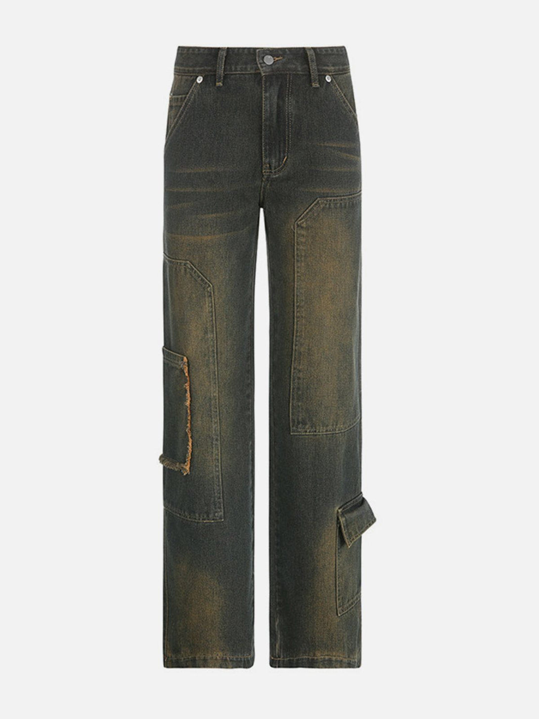 AlanBalen® - Vintage Tie Dye Distressed Jeans AlanBalen
