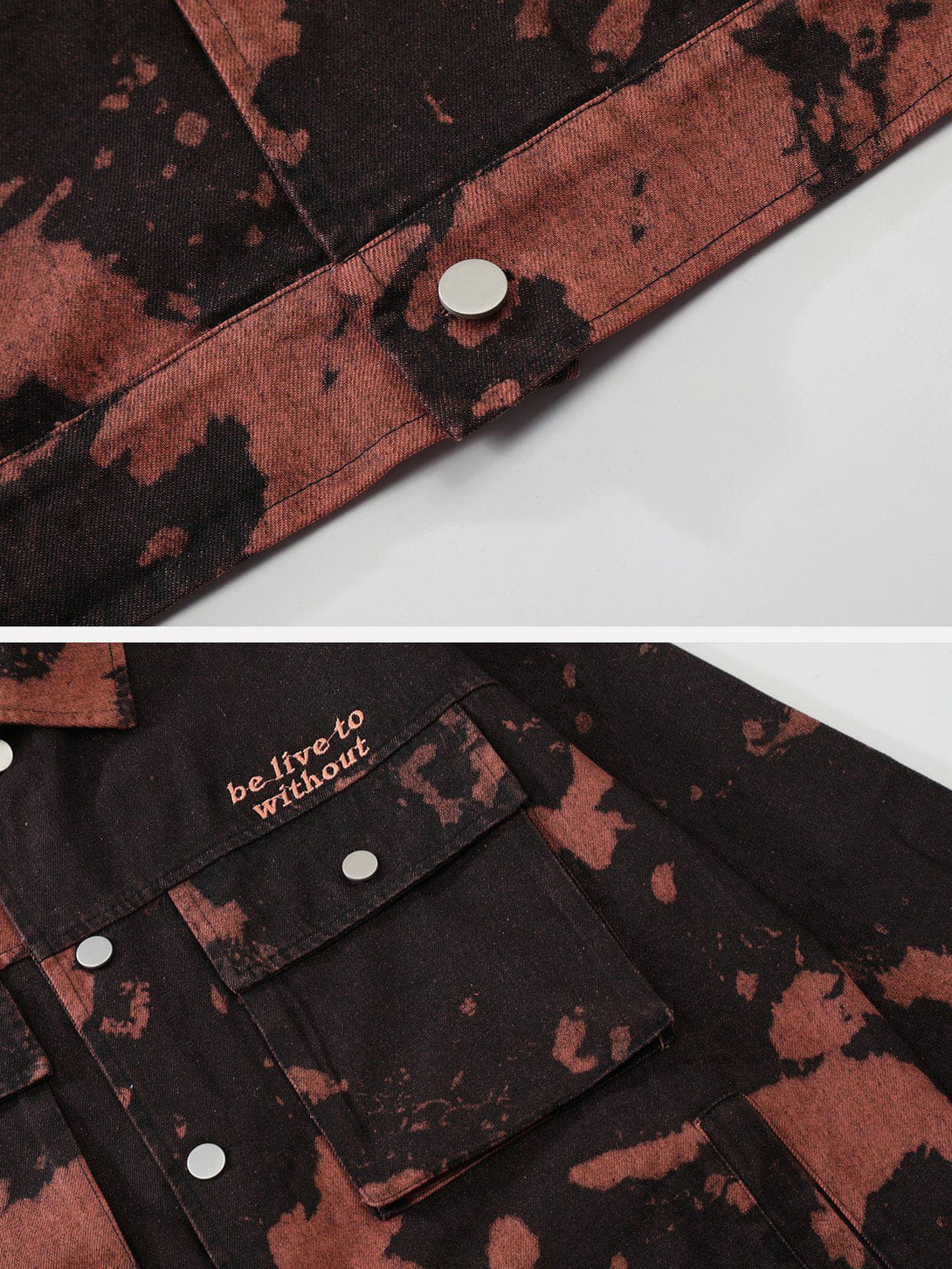 AlanBalen® - Vintage Tie Dye Print Jacket AlanBalen