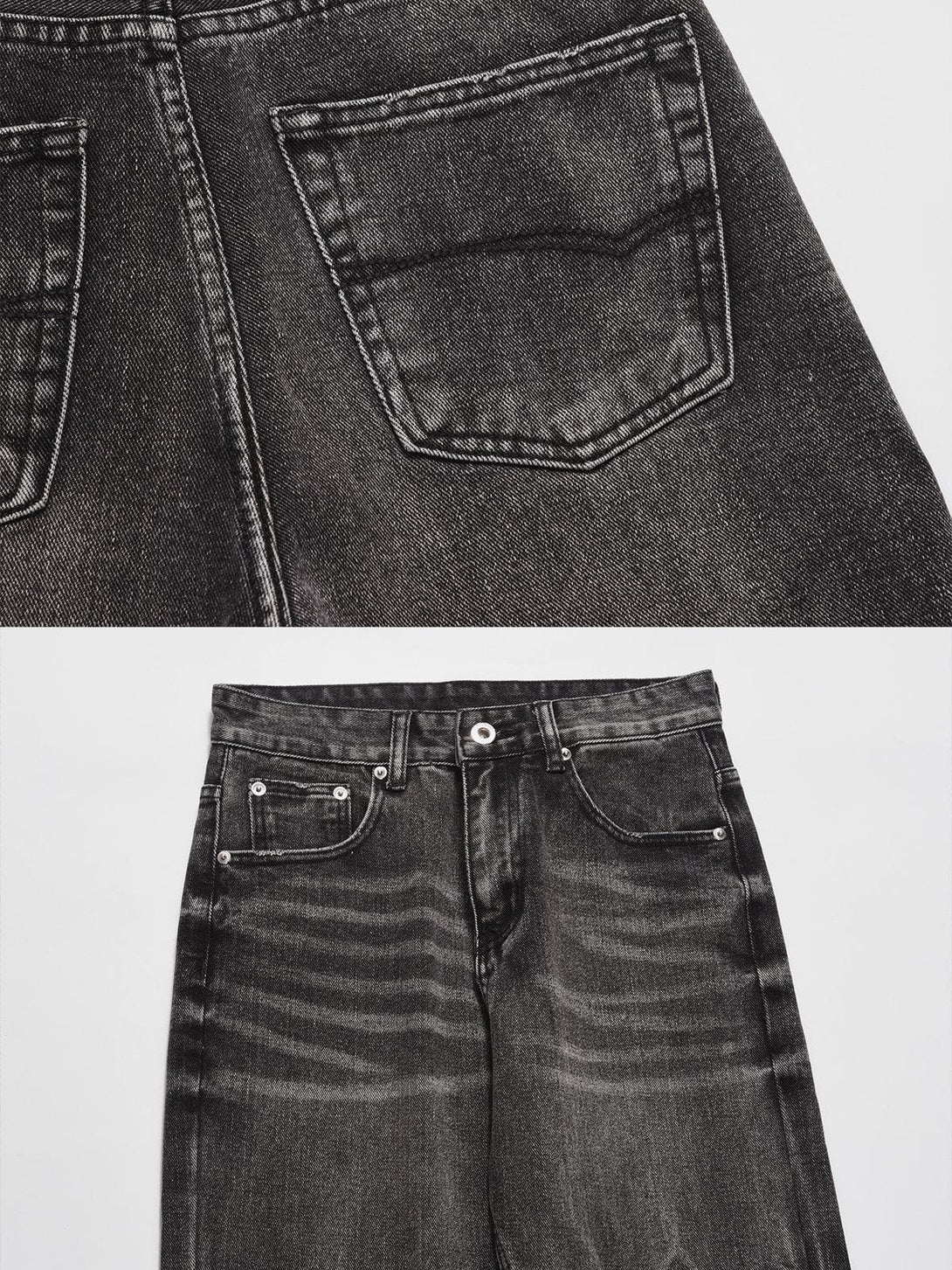 AlanBalen® - Vintage Washed Distressed Jeans AlanBalen