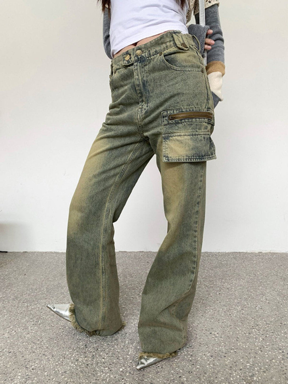 AlanBalen® - Vintage Washed Jeans AlanBalen