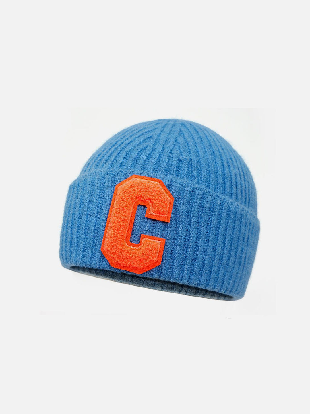 AlanBalen® - Warm Curled "C" Letter Knitted Hat AlanBalen