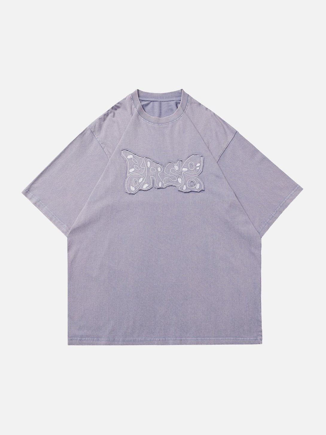 AlanBalen® - Washed Applique Embroidery Tee AlanBalen