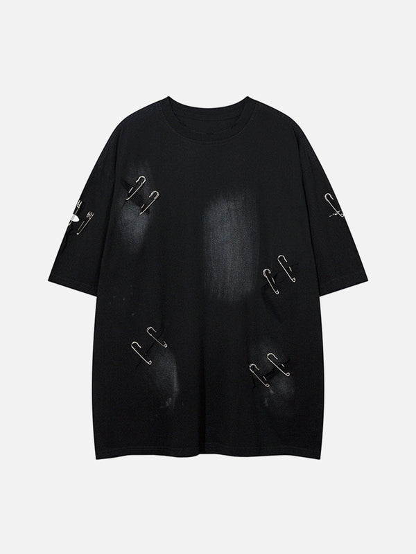 AlanBalen® - Washed Broken Holes Tee AlanBalen