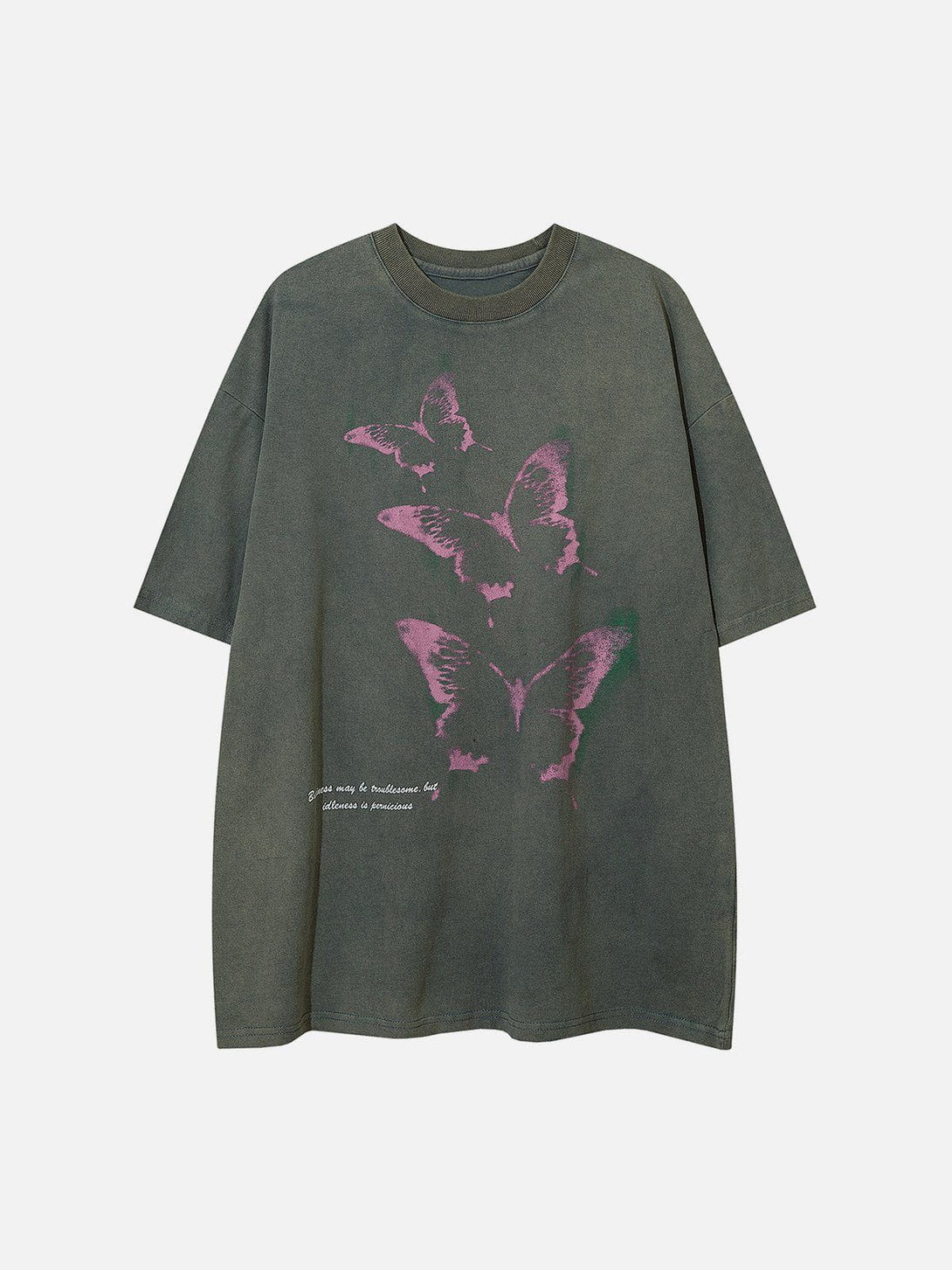 AlanBalen® - Washed Butterfly Graphic Tee AlanBalen