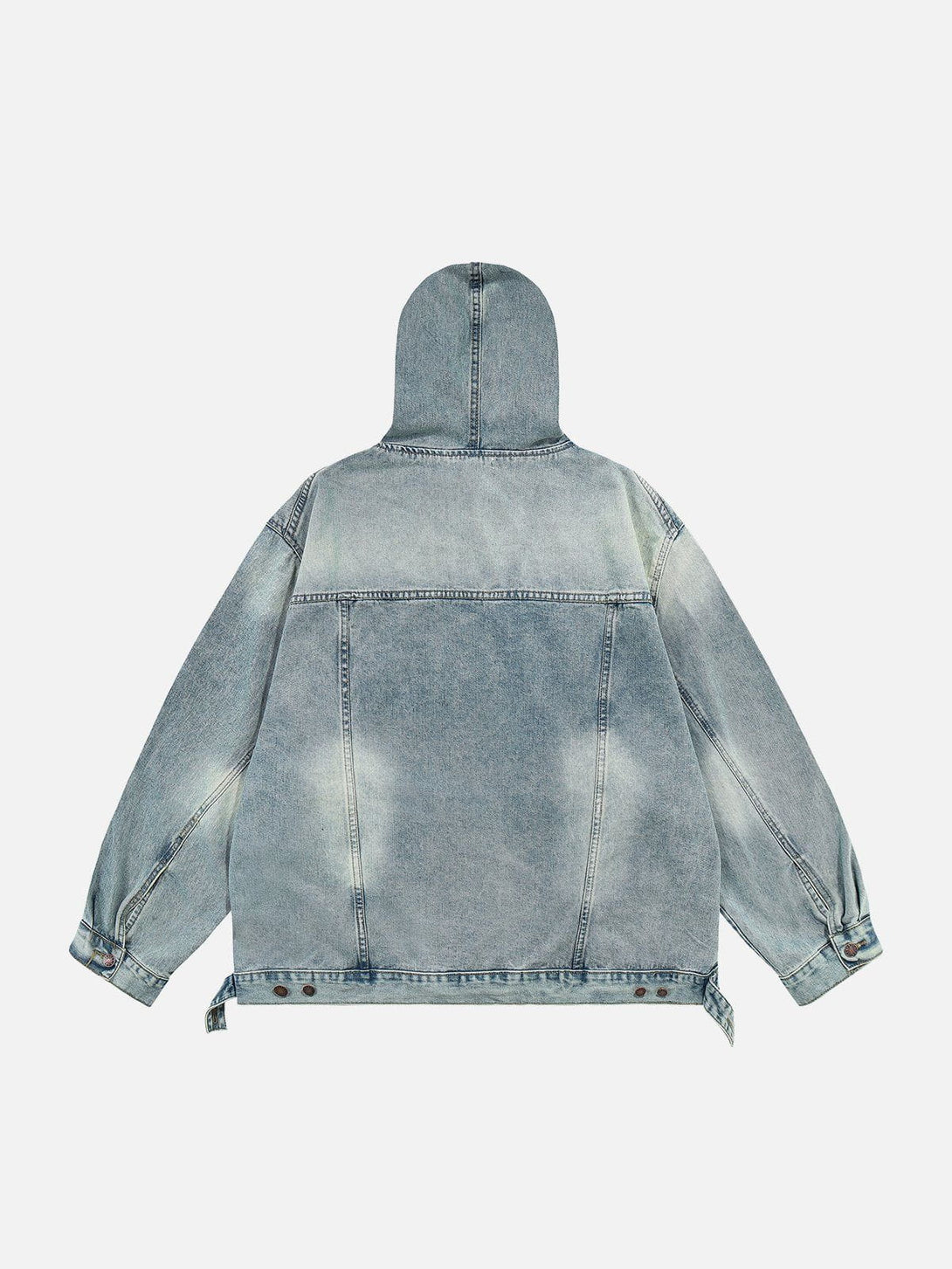 AlanBalen® - Washed Denim Hoodie AlanBalen