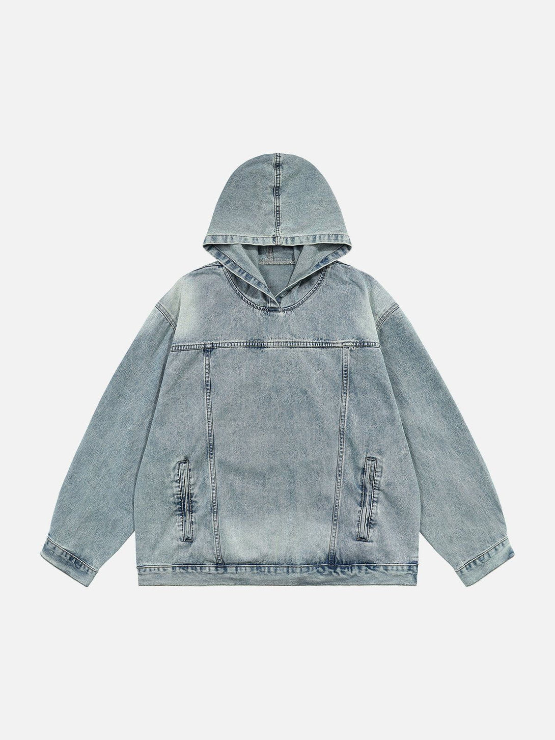 AlanBalen® - Washed Denim Hoodie AlanBalen