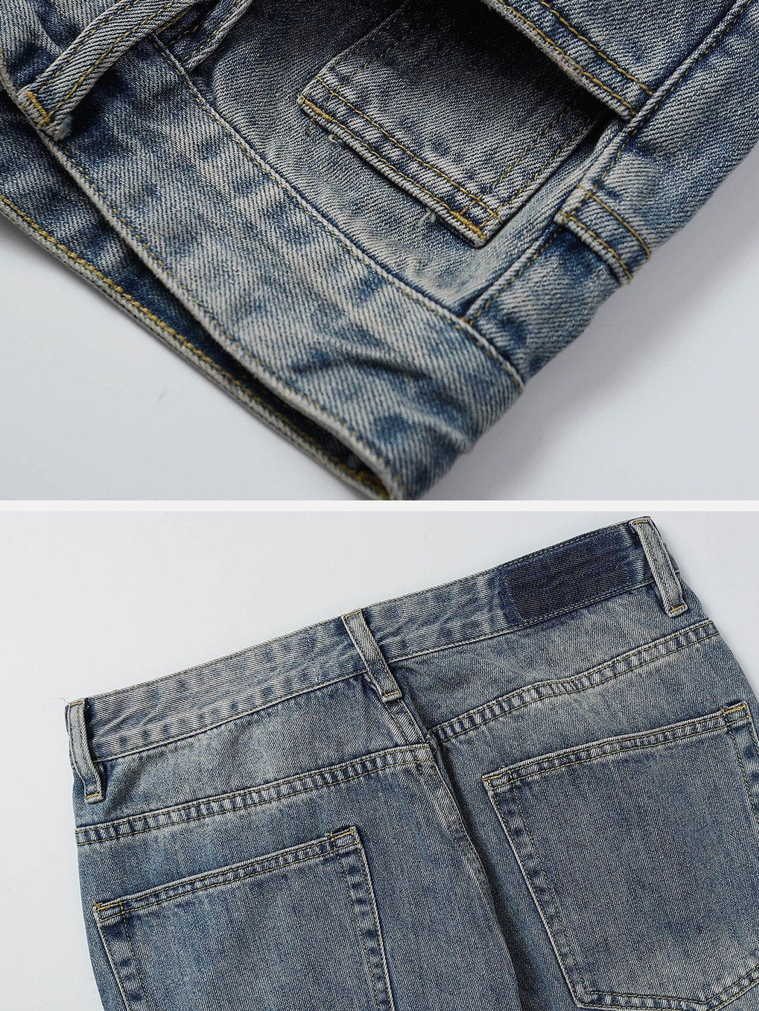 AlanBalen® - Washed Hole Jeans AlanBalen