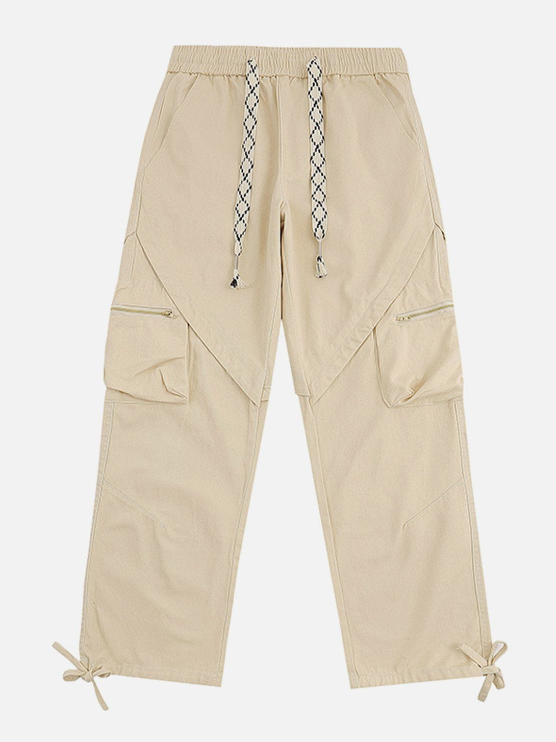 AlanBalen® - Washed Minimalist Multi-Pocket Cargo Pants AlanBalen