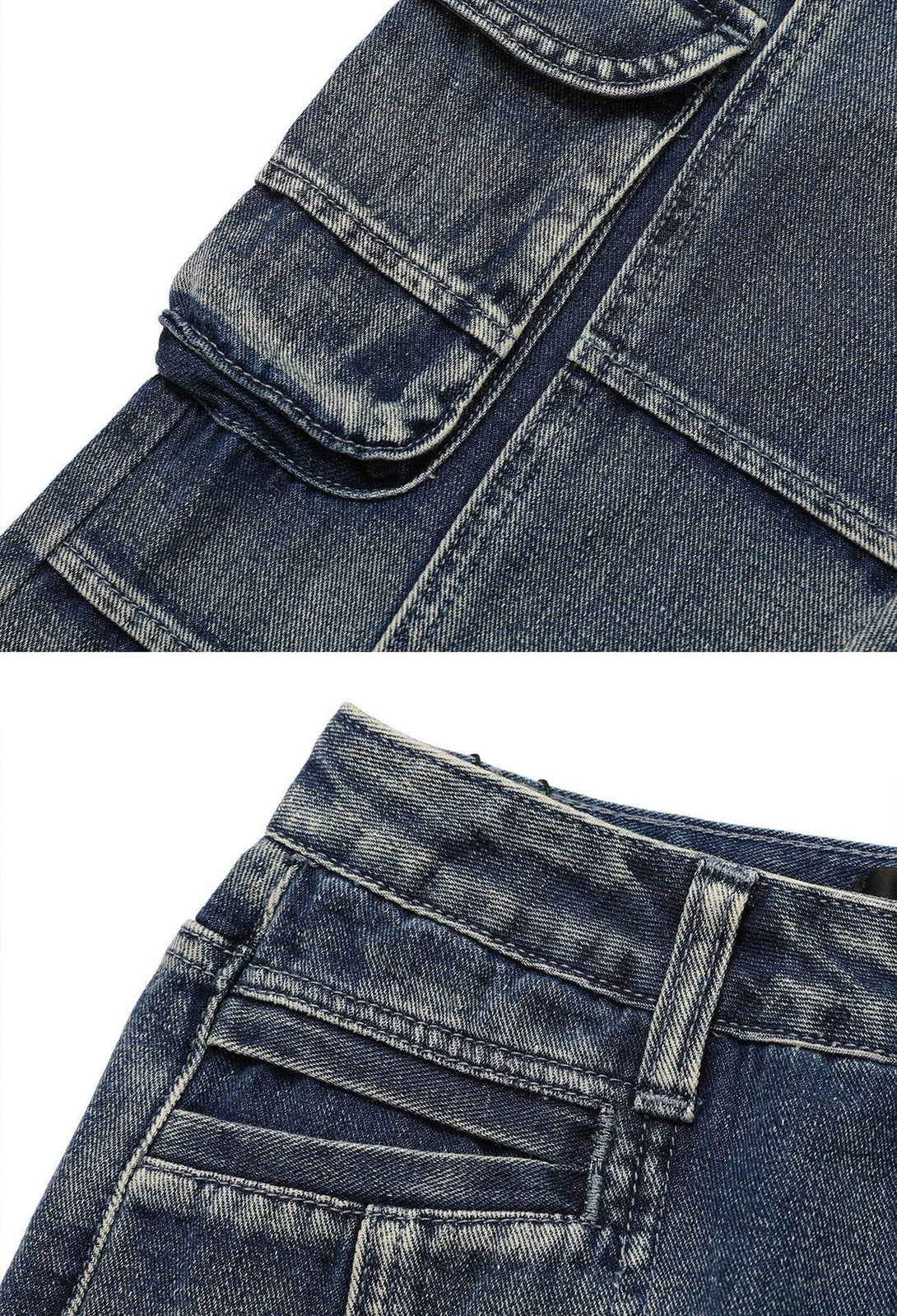 AlanBalen® - Washed Old Slim Fit Jeans AlanBalen