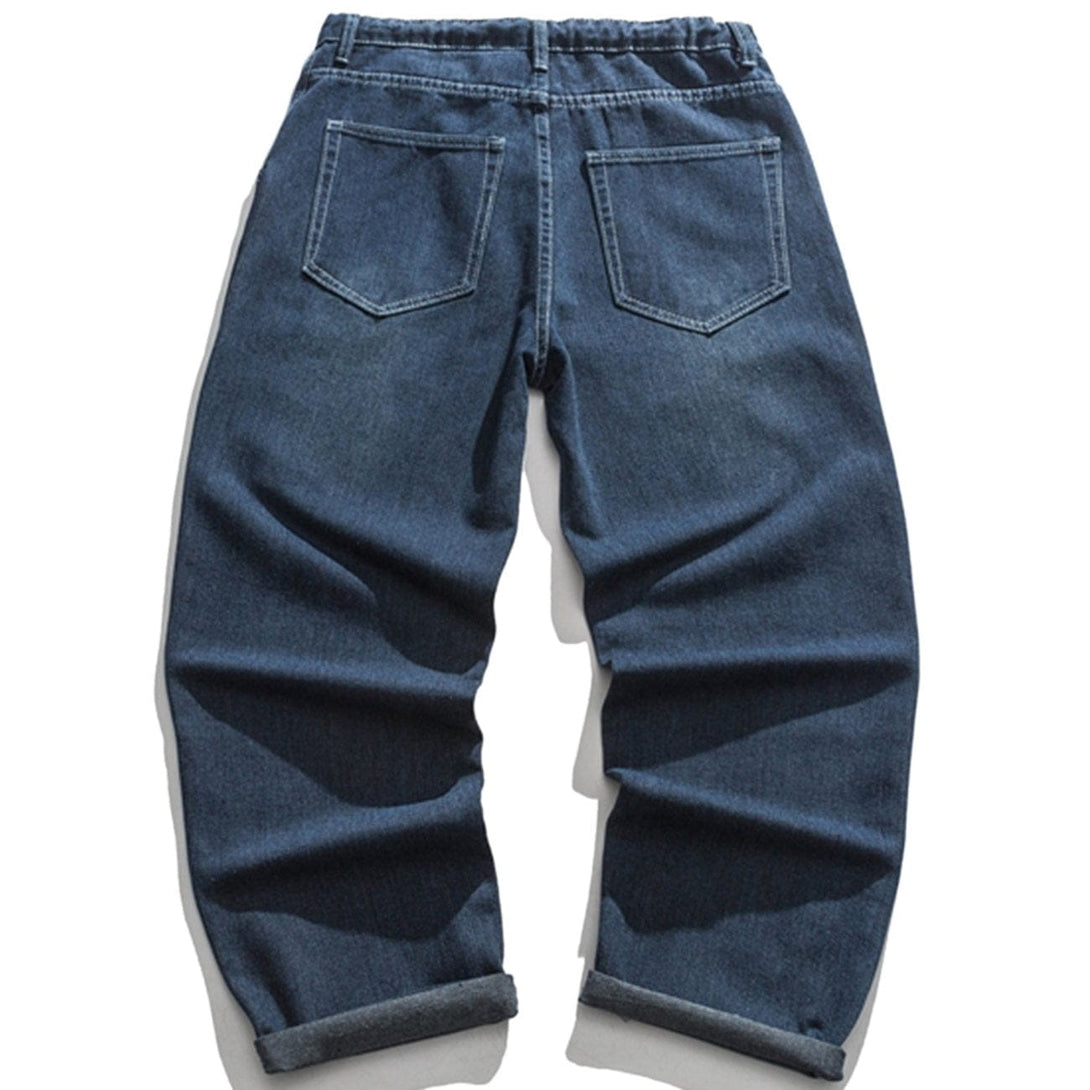 AlanBalen® - Webbing Denim Pants