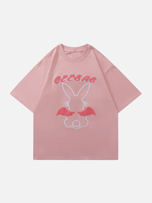 AlanBalen® - Wings Rabbit Graphic Tee AlanBalen