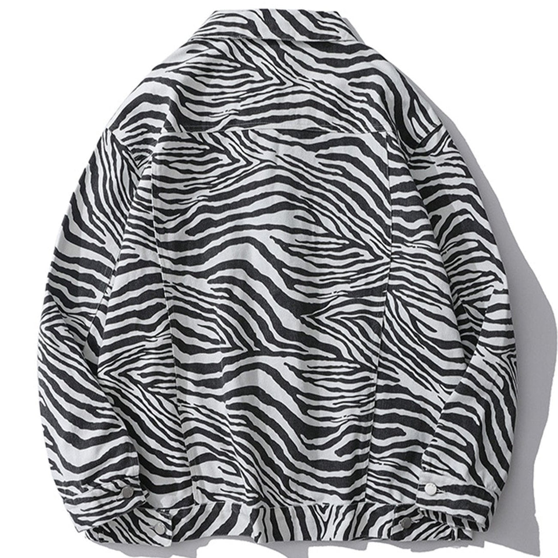 AlanBalen® - Zebra Pattern Jacket AlanBalen