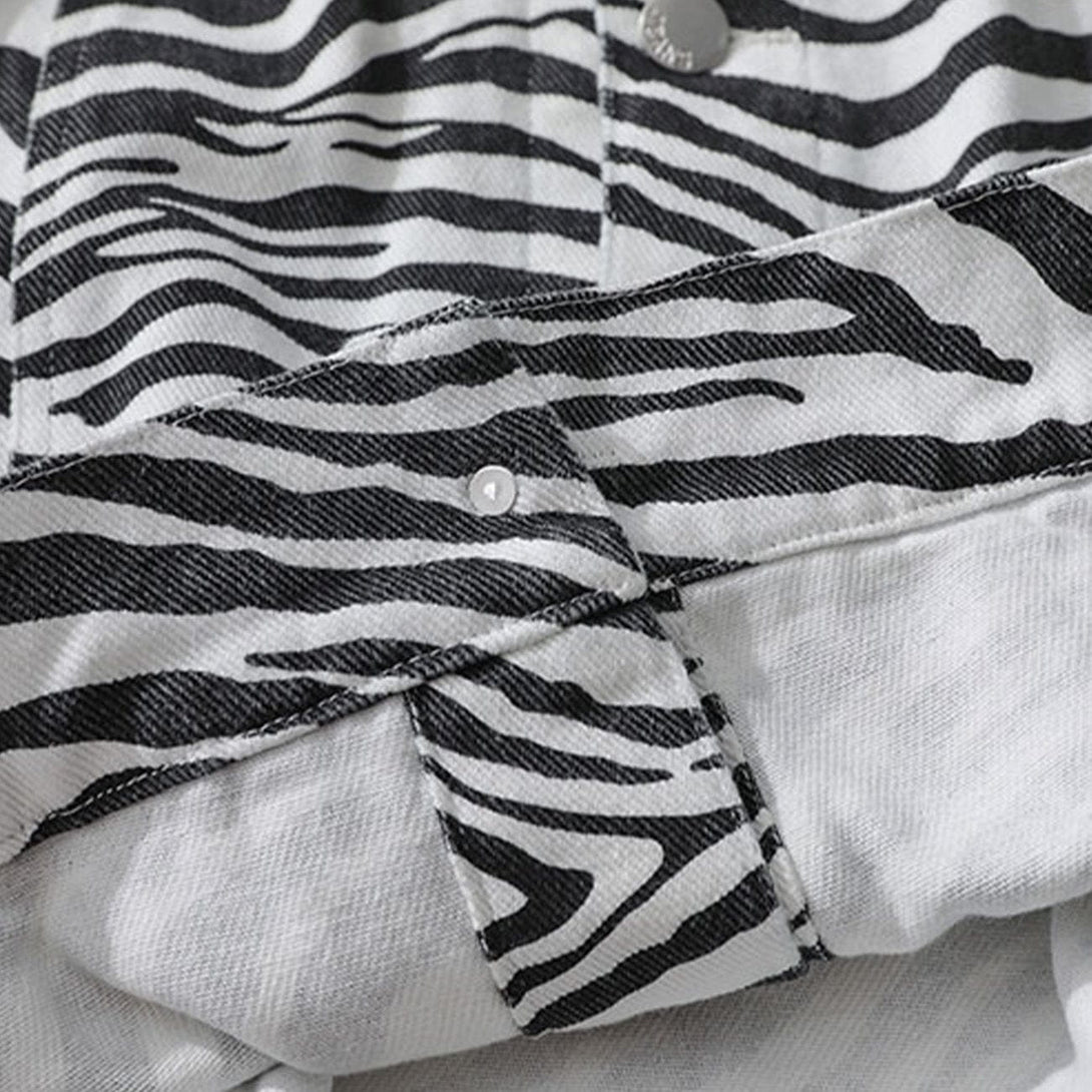 AlanBalen® - Zebra Pattern Jacket AlanBalen