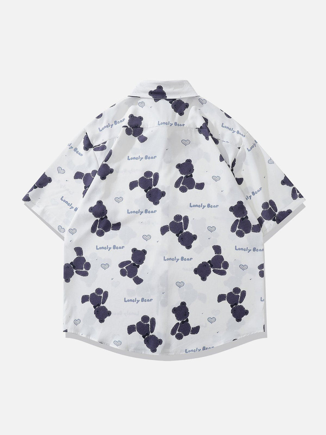 AlanBalen® - Bear Element Print Short Sleeve Shirts AlanBalen