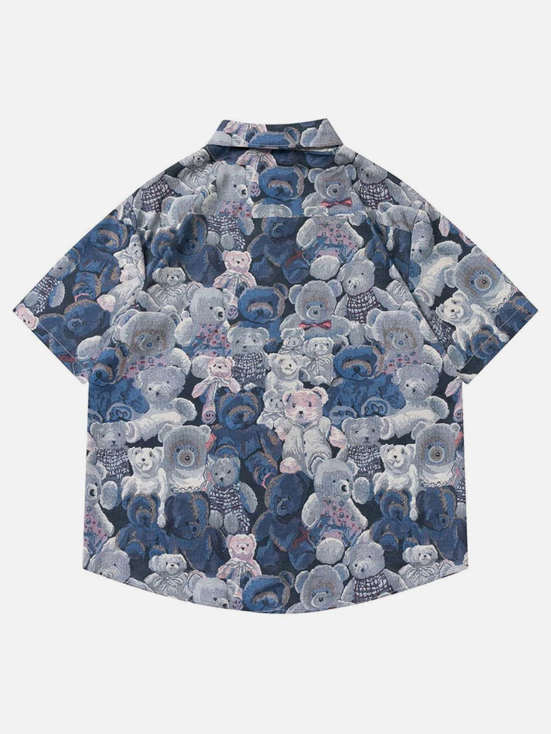 AlanBalen® - Bear Graphic Short Sleeve Shirt AlanBalen