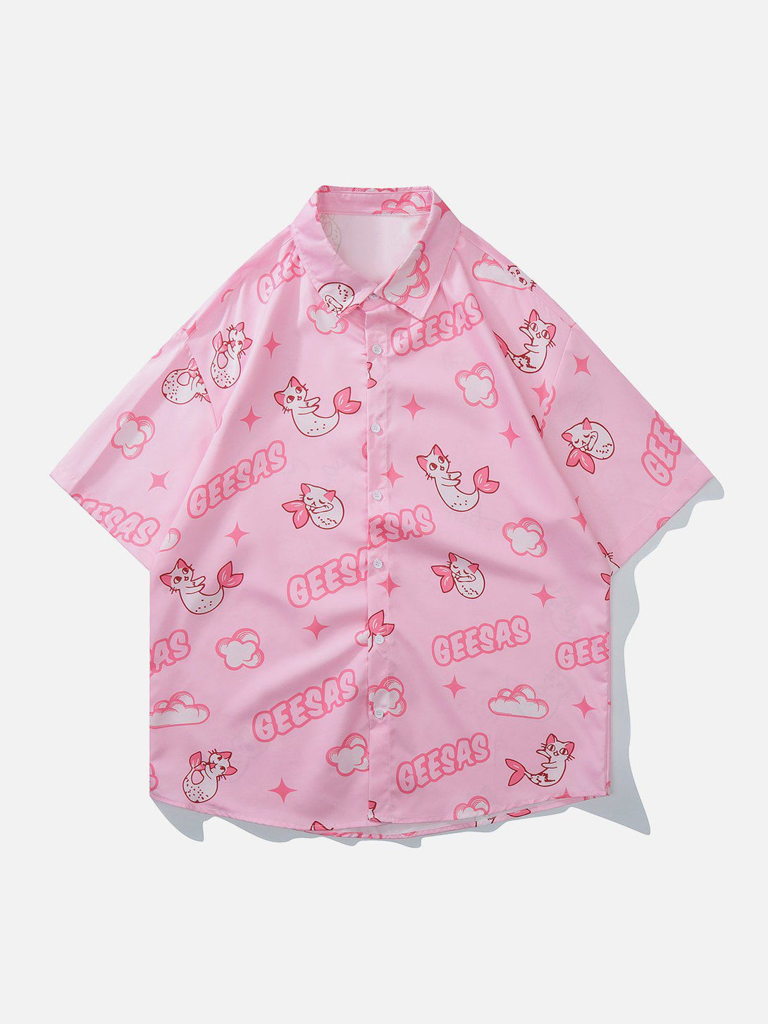 AlanBalen® - Cartoon Print Short Sleeve Shirt AlanBalen