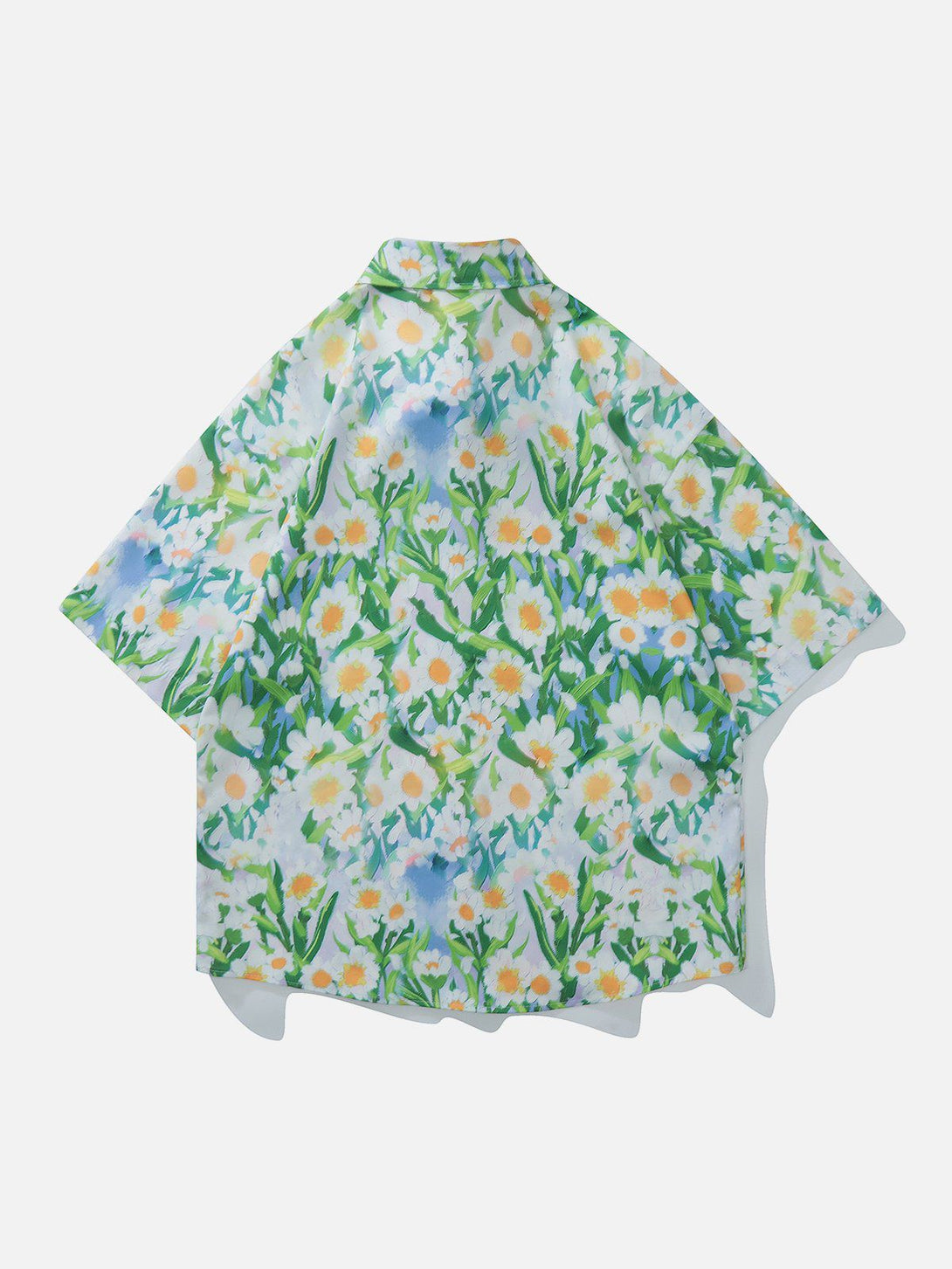 AlanBalen® - Daisy Element Short Sleeve Shirts AlanBalen