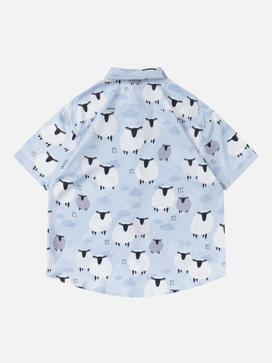 AlanBalen® - Doodle Lamb Short Sleeve Shirt AlanBalen