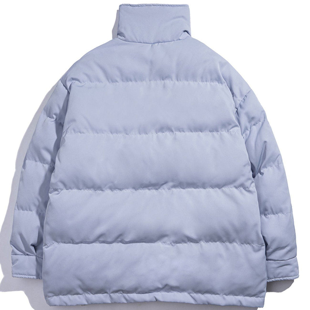 AlanBalen® - Dyed and Embroidered Reversible Winter Coat AlanBalen