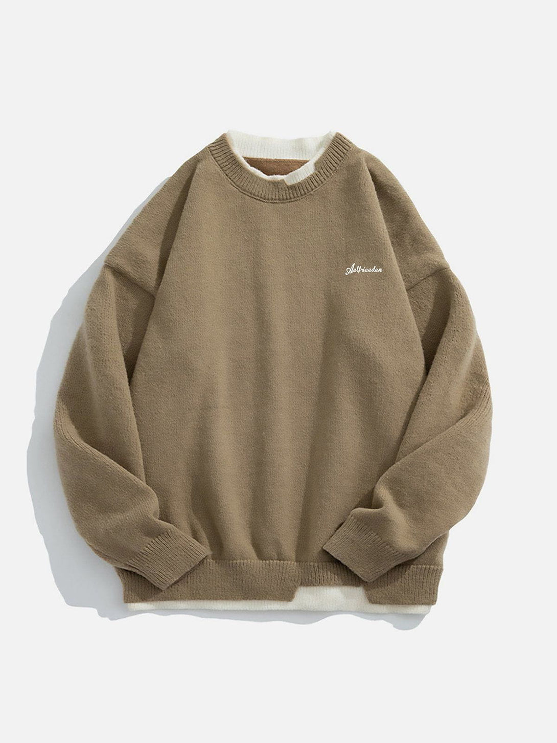 AlanBalen® - Fake Two Basic Classic Sweater AlanBalen