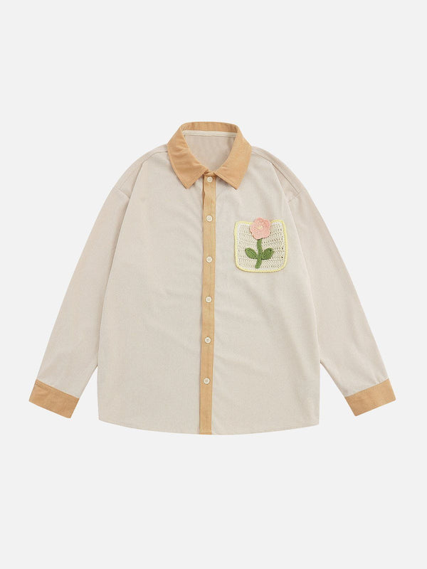 AlanBalen® - Flower Long-Sleeved Shirt AlanBalen