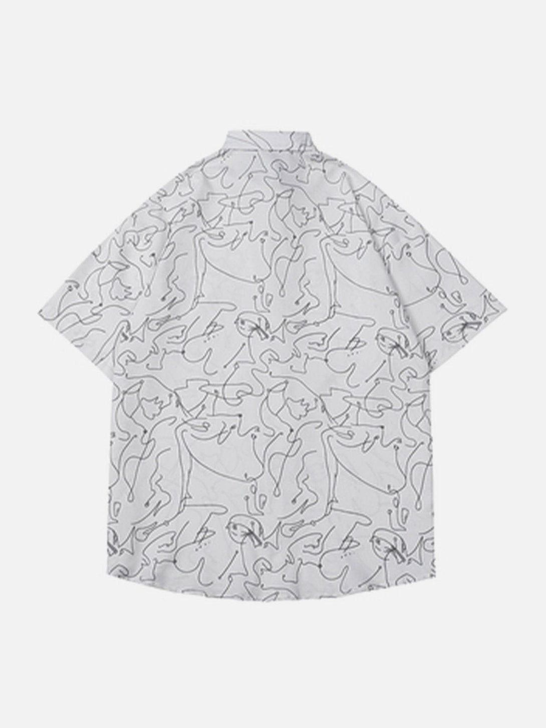 AlanBalen® - Full Graffiti Short Sleeve Shirt AlanBalen