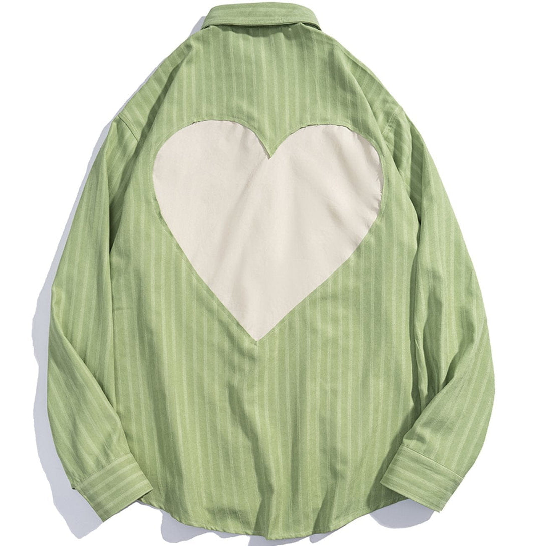 AlanBalen® - Hollow Heart Long-sleeved Shirt AlanBalen