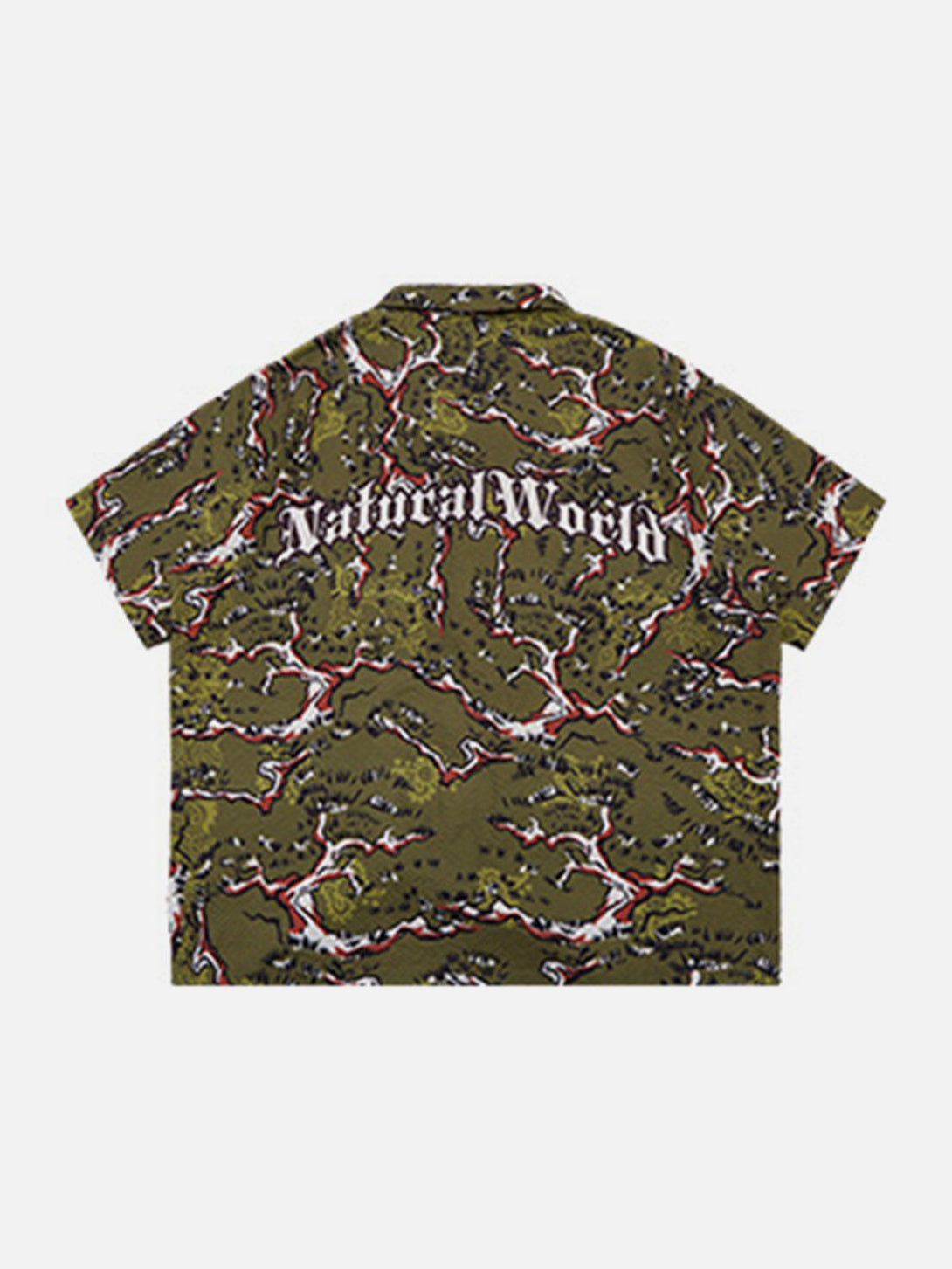 AlanBalen® - Jungle Elements Short Sleeve Shirts AlanBalen