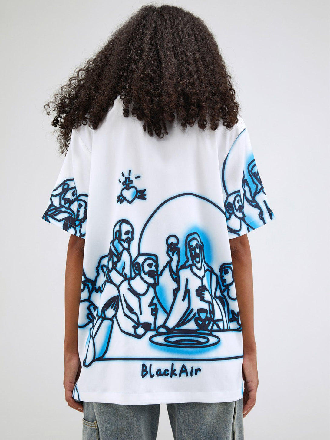 AlanBalen® - "Last Supper" Line Caricature Short Sleeve Shirts AlanBalen