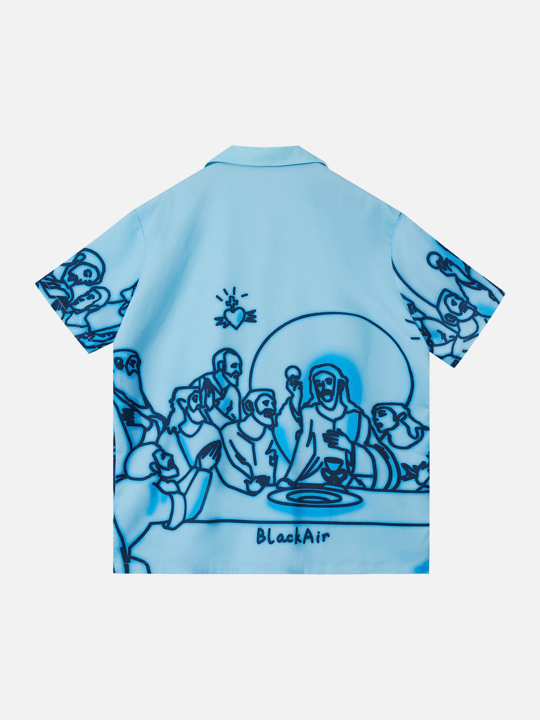 AlanBalen® - "Last Supper" Line Caricature Short Sleeve Shirts AlanBalen